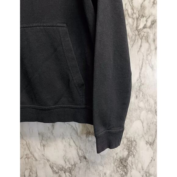 Nike Women's Fleece Funnel-Neck Black/Gold Hoodie Sweatshirt Sz M - Picture 3 of 4